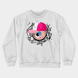 Monster Eye Teenager Graffiti Crewneck Sweatshirt